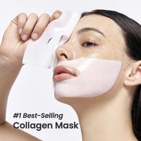 Deep Collagen Overnight Mask The Real Collagen Facial Sheet Masks With Low Molecular Weight Collagen For Elasticity Firming - Image 4