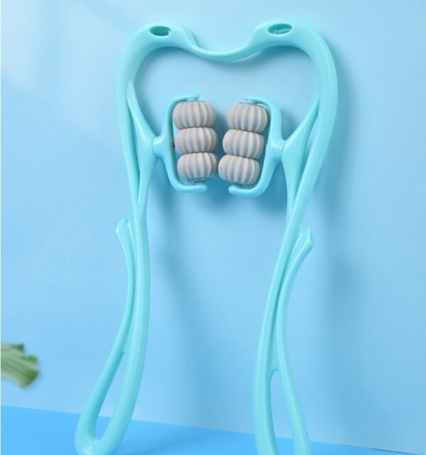 Multifunctional Manual Six-wheel Neck Massager Massage Relieve Roller Massage Tool - Image 6