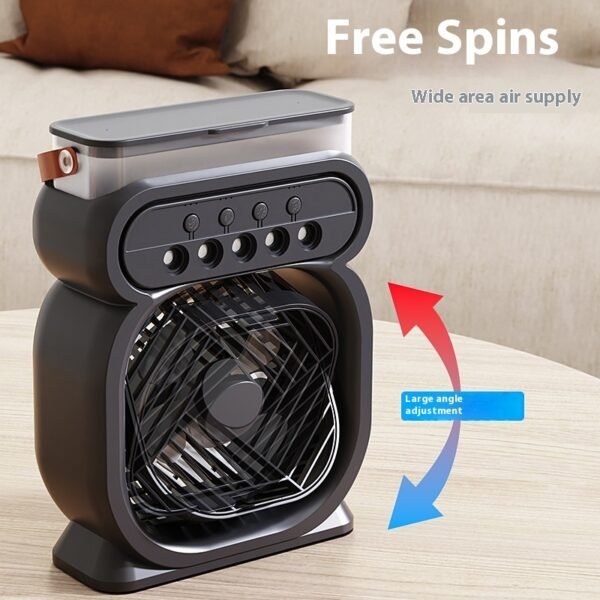 3 In 1 Portable Air Conditioner Evaporative Air Cooler LED Lights - Image 5