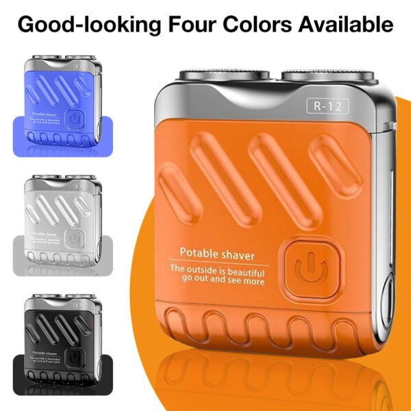 High Precision Men’s Shaver with Double Floating Magnetic Blades  Dual Rotary Heads and Rechargeable Power - Image 9