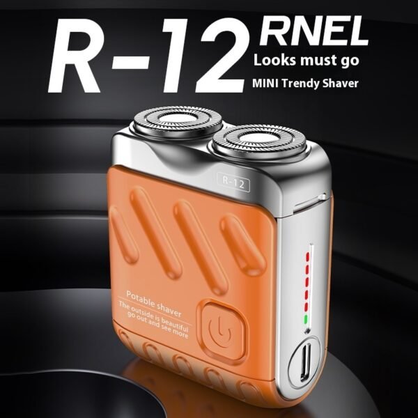 High Precision Men’s Shaver with Double Floating Magnetic Blades  Dual Rotary Heads and Rechargeable Power - Image 6
