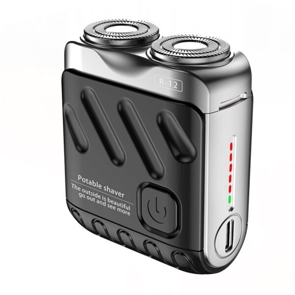 High Precision Men’s Shaver with Double Floating Magnetic Blades  Dual Rotary Heads and Rechargeable Power - Image 5